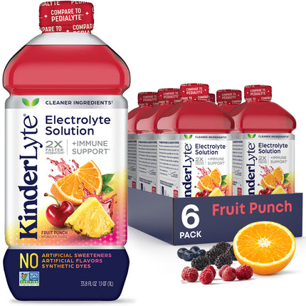 KinderLyte® Oral Electrolyte Solution Fruit Punch