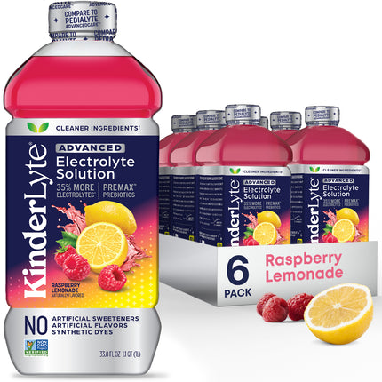 KinderLyte® Advanced Oral Electrolyte Solution Raspberry Lemonade